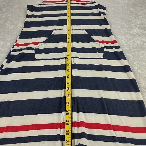 Exist Zip Up Dress Sailor Anchor W/Stripes & Hoodie Size Small - Picture 9 of 13